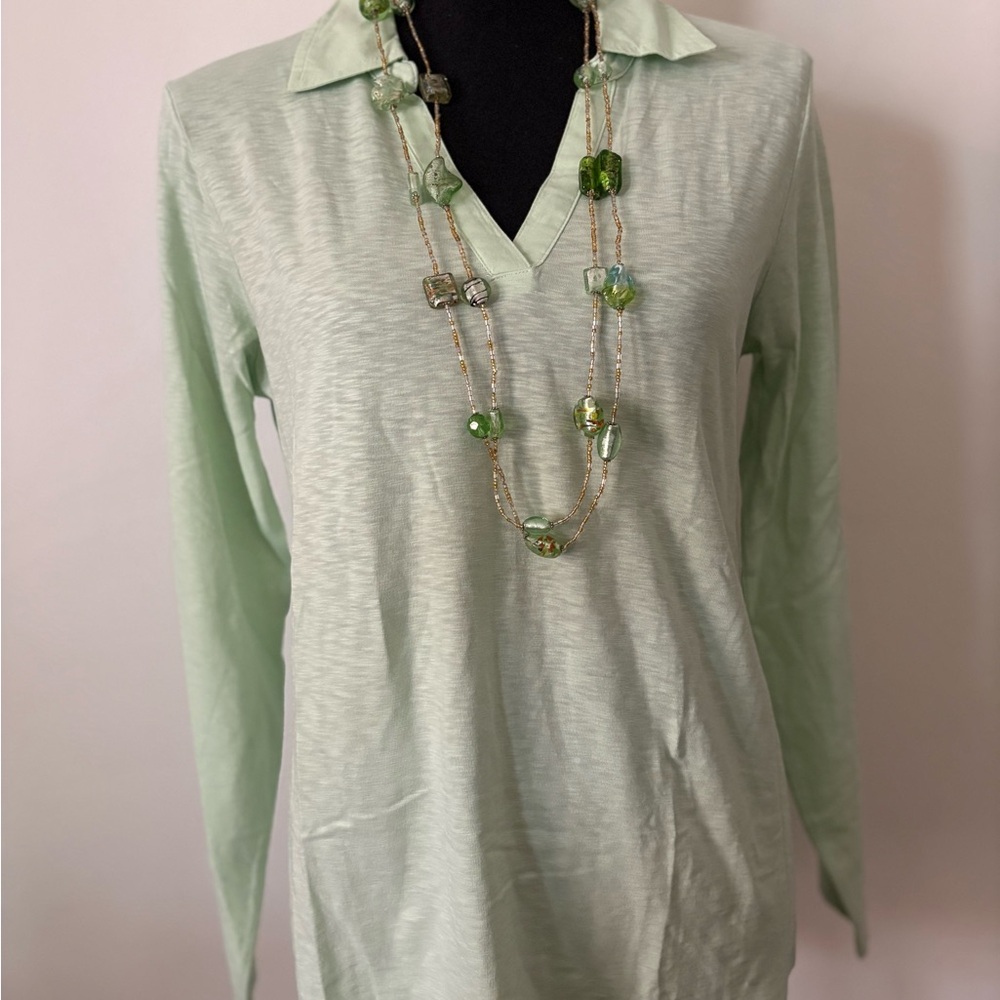 Mint Green Long Sleeve Top